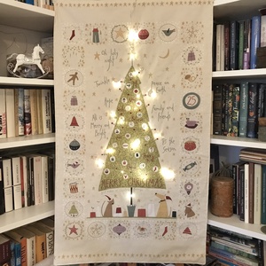 Örök karácsonyfa, prémium pamut textilből - Artiroka design - karácsony - adventi díszek - adventi naptár - Meska.hu