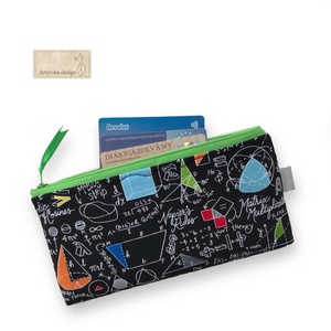 Kistudós, nagytudós  mintás tolltartó, neszesszer, szemüvegtok -  Matematika - Artiroka design - táska & tok - neszesszer - Meska.hu