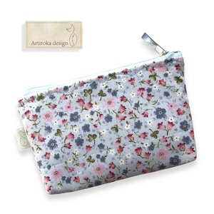 Virágtenger mintás  irattartó pénztárca - Artiroka design - táska & tok - pénztárca & más tok - pénztárca - női pénztárca - Meska.hu