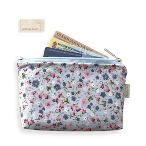 Virágtenger mintás  irattartó pénztárca - Artiroka design, Táska & Tok, Pénztárca & Más tok, Pénztárca, Női pénztárca, Varrás, Hímzés, MESKA