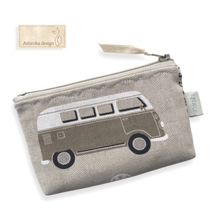 Retro Volkswagen busz mintás, irattartó pénztárca - Artiroka design - táska & tok - pénztárca & más tok - pénztárca - férfi pénztárca - Meska.hu