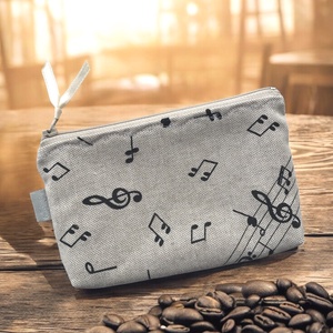 Dallamok szárnyán - dallam és hangjegyek mintás prémium tolltartó neszesszer, szemüvegtok - Artiroka design - táska & tok - pénztárca & más tok - pénztárca - férfi pénztárca - Meska.hu
