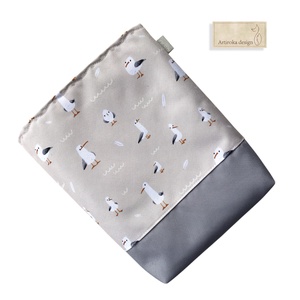 Bélelt könyvtok - vastag könyvekhez vízálló textilből talpvastagsággal - Artiroka design, Könyv & Zene, Könyvtok, Varrás, Hímzés, MESKA