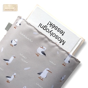 Bélelt könyvtok - vastag könyvekhez vízálló textilből talpvastagsággal - Artiroka design - könyv & zene - könyvtok - Meska.hu