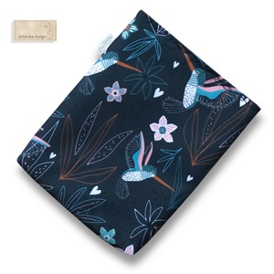 Kolibri madarak tánca az éjszakai holdfényben mintás ebook olvasó tok - Artiroka design - táska & tok - ebook & tablet tok - Meska.hu