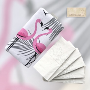 Retro fényképezőgép  mintás bélelt papírzsebkendő tartó - Artiroka design - Meska.hu