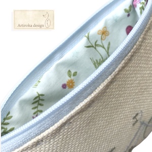 Hímzett bicikli mintás egyedi irattartó pénztárca - Artiroka design  - táska & tok - pénztárca & más tok - kártyatartó & irattartó - Meska.hu