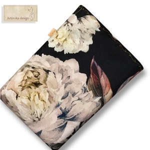 Pünkösdirózsa mintás KÖNYVTOK választható zárral - Artiroka design - könyv & zene - könyvtok - Meska.hu