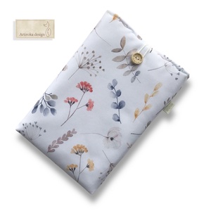 Levelek és virágok mintás vízálló KÖNYVTOK - könyv & zene - könyvtok - Meska.hu