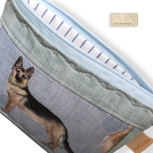 Németjuhász kutya mintás irattartó pénztárca  - Artiroka design - táska & tok - pénztárca & más tok - pénztárca - férfi pénztárca - Meska.hu