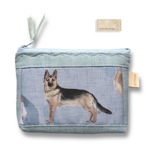 Németjuhász kutya mintás irattartó pénztárca  - Artiroka design - táska & tok - pénztárca & más tok - pénztárca - férfi pénztárca - Meska.hu