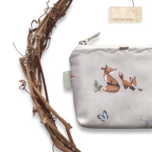  Az erdő állatai mintás irattartó pénztárca  - Artiroka design  - Meska.hu