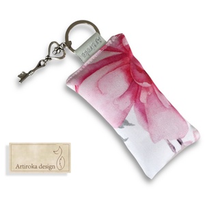 Flamingó madár mintás kulcstartó - Artiroka design  - táska & tok - kulcstartó & táskadísz - kulcstartó - Meska.hu
