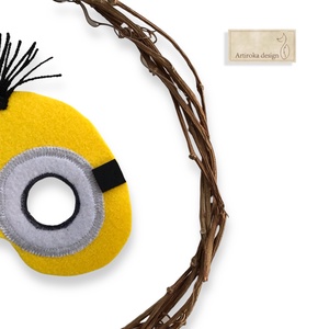 Minyon filc álarc, maszk  - Artiroka design - Meska.hu