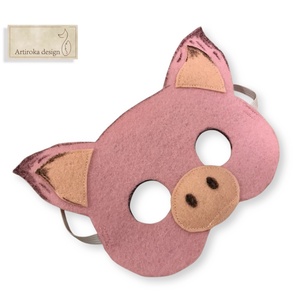 Malac -  filc álarc, maszk  - Artiroka design - ruha & divat - jelmez & álarc - jelmez - Meska.hu