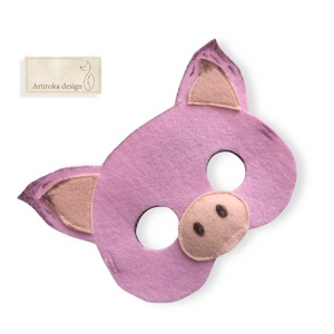 Malac -  filc álarc, maszk  - Artiroka design - Meska.hu