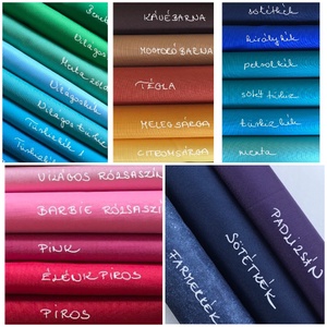 KÖNYVTOK - vízálló egyszínű textilből egy általad választott színben - Artiroka design - könyv & zene - könyvtok - Meska.hu