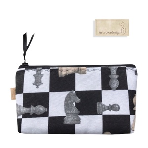 Sakk - matt tolltartó neszesszer, szemüvegtok vagy mobiltok  - Artiroka design  - táska & tok - neszesszer - Meska.hu