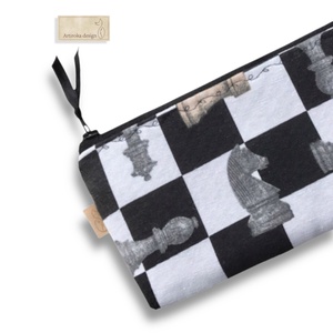 Sakk - matt tolltartó neszesszer, szemüvegtok vagy mobiltok  - Artiroka design  - Meska.hu