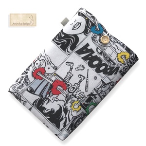 Képregény mintás egyedi KÖNYVTOK gombos zárral -  Artiroka design - könyv & zene - könyvtok - Meska.hu