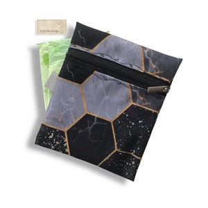 Vízálló egészségügyi betét tartó méhsejt mintával , Táska & Tok, Pénztárca & Más tok, Kártyatartó & Irattartó, Varrás, Hímzés, MESKA