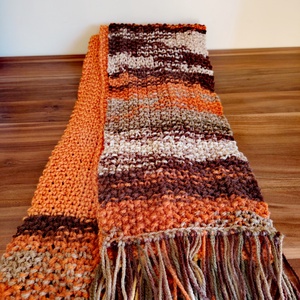 Őszi betakarítás sál (56) - ruha & divat - sál, sapka, kendő - sál - Meska.hu