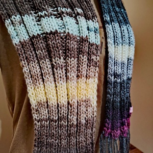 Kettős harmónia sál (73) - ruha & divat - sál, sapka, kendő - sál - Meska.hu