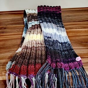 Kettős harmónia sál (73) - ruha & divat - sál, sapka, kendő - sál - Meska.hu