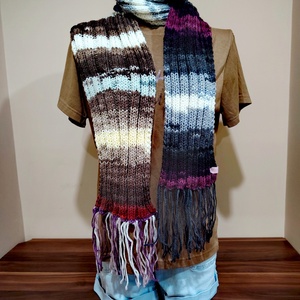 Kettős harmónia sál (73), Ruha & Divat, Sál, Sapka, Kendő, Sál, Kötés, MESKA