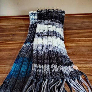 Türkiz álom sál (71) - ruha & divat - sál, sapka, kendő - sál - Meska.hu