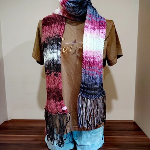 Mályva köd sál (70), Ruha & Divat, Sál, Sapka, Kendő, Sál, Kötés, MESKA