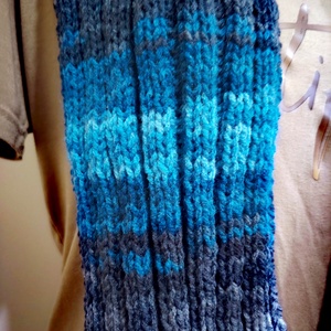 Téli tenger sál (69) - ruha & divat - sál, sapka, kendő - sál - Meska.hu