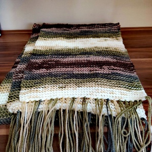 Erdei séta sál (68) - ruha & divat - sál, sapka, kendő - sál - Meska.hu