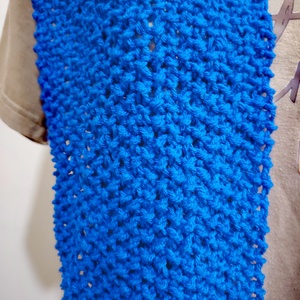 Kék sellő sál (67) - ruha & divat - sál, sapka, kendő - sál - Meska.hu