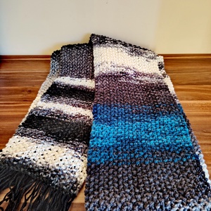 Téli köd sál (61) - ruha & divat - sál, sapka, kendő - sál - Meska.hu