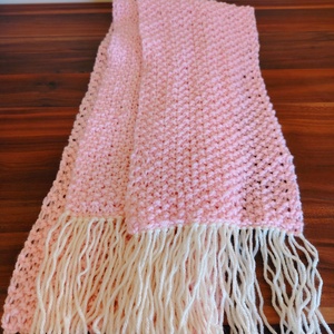 Baba pink álom sál (55) - ruha & divat - sál, sapka, kendő - sál - Meska.hu