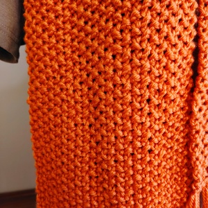 Fűszeres narancs sál (50) - ruha & divat - sál, sapka, kendő - sál - Meska.hu