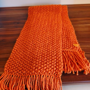 Fűszeres narancs sál (50) - ruha & divat - sál, sapka, kendő - sál - Meska.hu