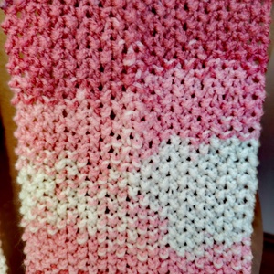 Málna szörbet sál (47) - ruha & divat - sál, sapka, kendő - sál - Meska.hu