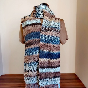 Föld színek ölelése sál (46), Ruha & Divat, Sál, Sapka, Kendő, Sál, Kötés, MESKA