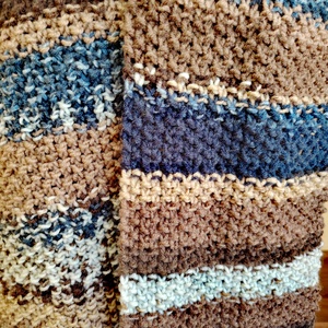 Föld színek ölelése sál (46) - ruha & divat - sál, sapka, kendő - sál - Meska.hu