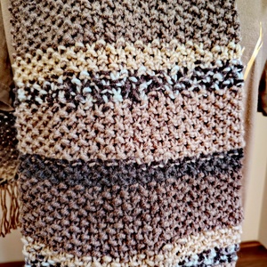 Csokibomba sál (45) - ruha & divat - sál, sapka, kendő - sál - Meska.hu