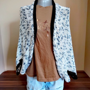 Berni féle veddfelke fehér foltos (12), Ruha & Divat, Sál, Sapka, Kendő, Vállkendő, Kötés, Horgolás, MESKA