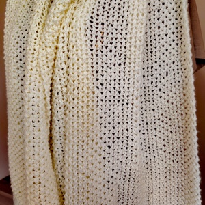 Vanília-citrom stóla (17) - ruha & divat - sál, sapka, kendő - sál - Meska.hu