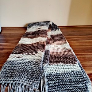 A föld színei sál (25) - ruha & divat - sál, sapka, kendő - sál - Meska.hu