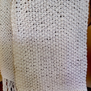 Hófehérke sál (28) - ruha & divat - sál, sapka, kendő - sál - Meska.hu