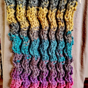 Ragyogó sál (30) - ruha & divat - sál, sapka, kendő - sál - Meska.hu