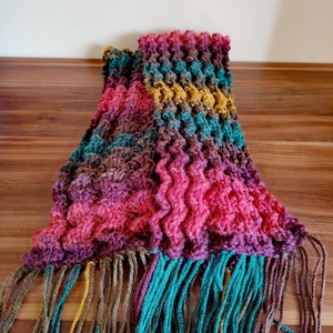 Ragyogó sál (30) - ruha & divat - sál, sapka, kendő - sál - Meska.hu