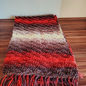 Epres csoki mousse sál (31) - ruha & divat - sál, sapka, kendő - sál - Meska.hu