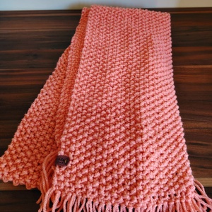 Barackvirág sál (41) - ruha & divat - sál, sapka, kendő - sál - Meska.hu